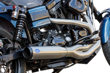S&S CYCLE 2-into-1 Qualifier Exhaust System - Brushed 550-1097