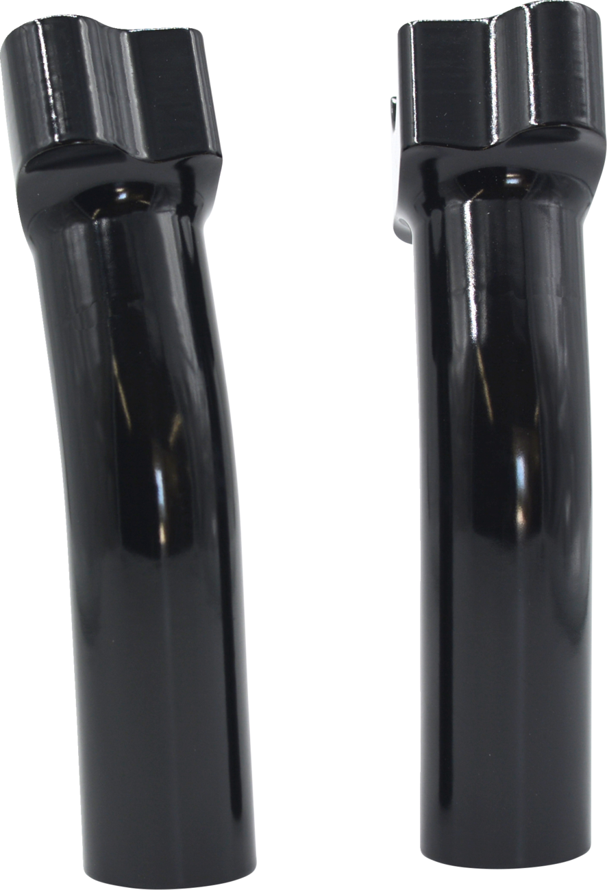 WILD 1 Chubby® Billet Risers - Pullback - 5-1/2" - Gloss Black WO527GB