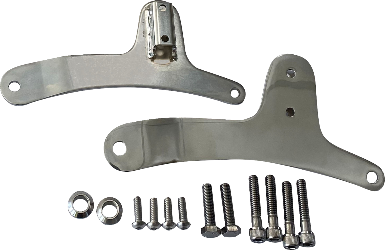 DRAG SPECIALTIES Side Plates - Chrome X08-0000C