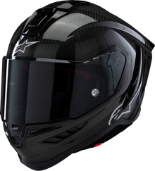 ALPINESTARS Supertech R10 Helmet - Solid - Carbon Black - Large 8200124-1902-L