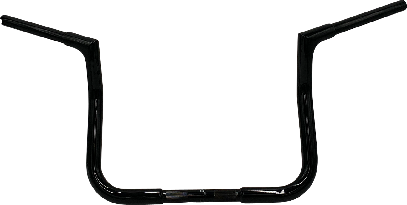 FAT BAGGERS INC. 1-1/4" EZ Install Flat Top Handlebar - 11" - Black 745011-B