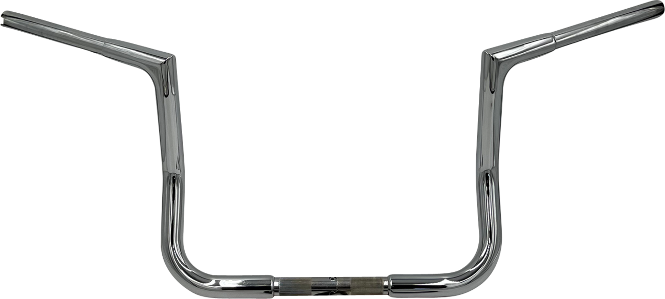 FAT BAGGERS INC. 1-1/4" EZ Install Flat Top Handlebar - 12" - Chrome 745012