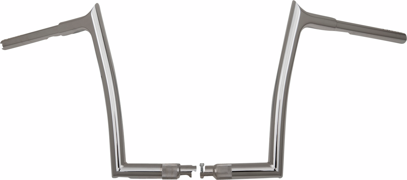 FAT BAGGERS INC. 1-1/4" EZ Install Pointed Top Handlebar - 12" - Chrome 948012
