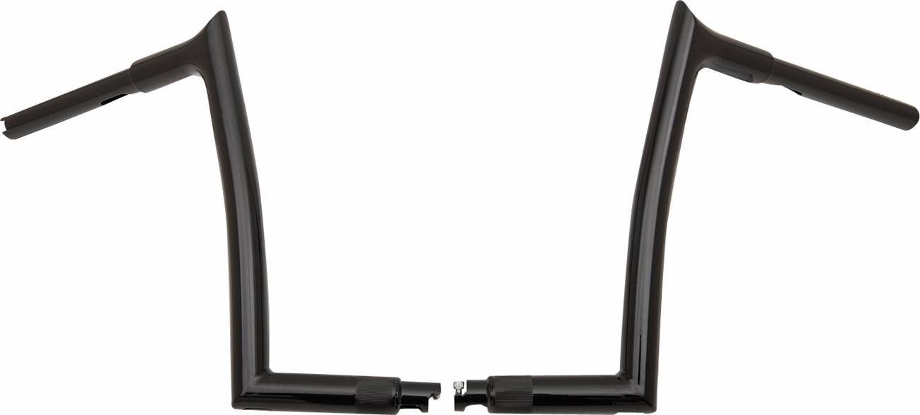 FAT BAGGERS INC. 1-1/4" EZ Install Pointed Top Handlebar - 12" - Black 948012-B