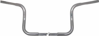 FAT BAGGERS INC. 1-1/4" EZ Install Round Top Handlebar - 10" - Chrome 943010