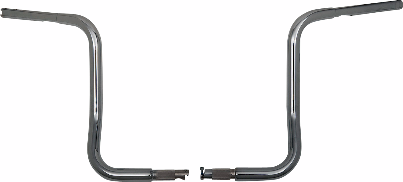 FAT BAGGERS INC. 1-1/4" EZ Install Round Top Handlebar - 14" - Chrome 943014