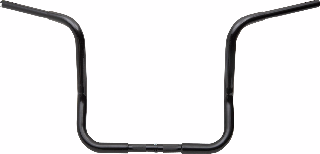 FAT BAGGERS INC. 1-1/4" EZ Install Round Top Handlebar - 14" - Black 943014-B