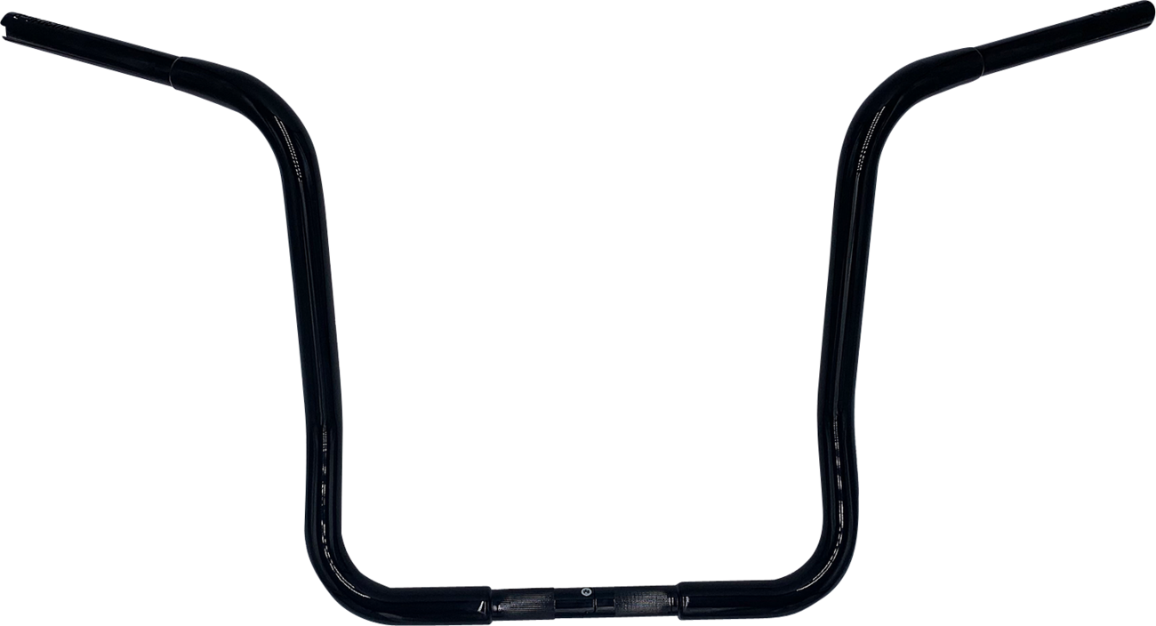 FAT BAGGERS INC. 1-1/4" EZ Install Round Top Handlebar - 16" - Black 943016-B