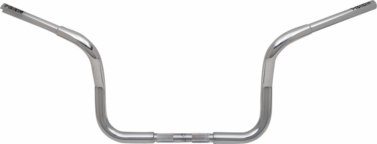 FAT BAGGERS INC. 1-1/4" EZ Install Round Top Handlebar - 10" - Chrome 943010