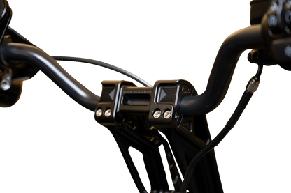 KODLIN USA Fastback Risers - Includes Clamp - 10" - Black K55127
