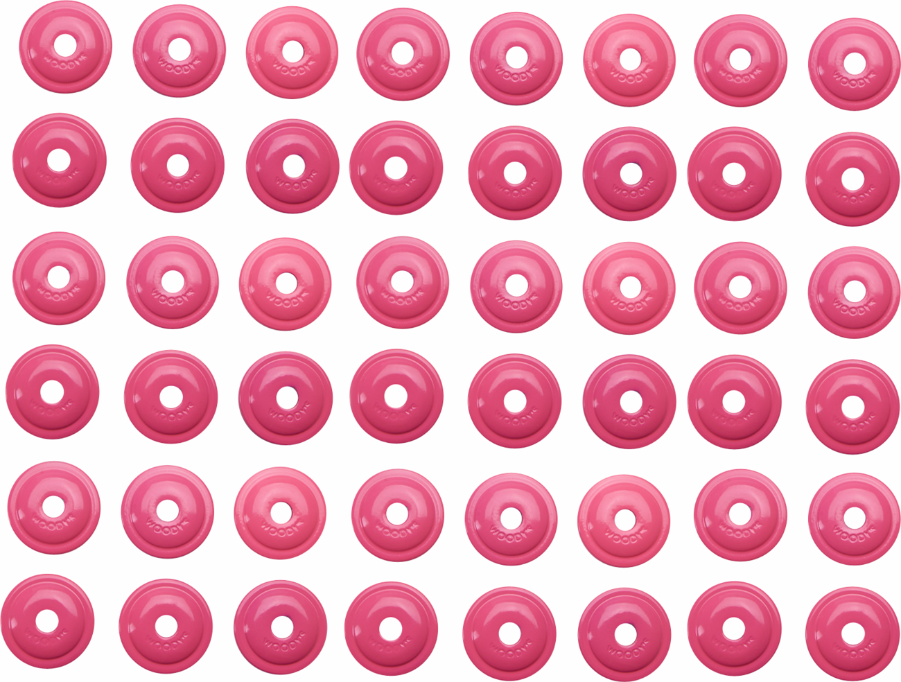 WOODY'S Support Plates - Pink - 48 Pack AWA- 3820
