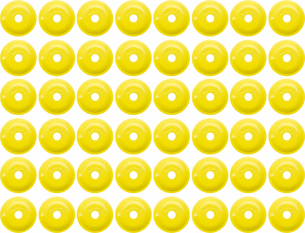 WOODY'S Support Plates - Grand Digger® - Hi Vis - Round - 48 Pack ARG-3830-48