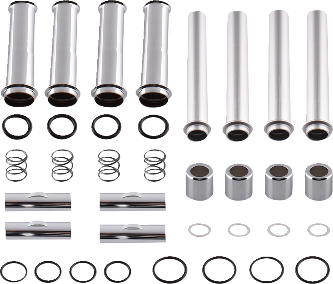 DRAG SPECIALTIES Pushrod Tube Kit - Chrome - M8 78052