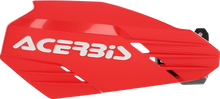 ACERBIS Linear Handguards - Red/White 2981351005
