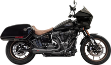 BASSANI XHAUST 2-into-1 The Ripper Short Road Rage Exhaust System - Black 1S74RBE