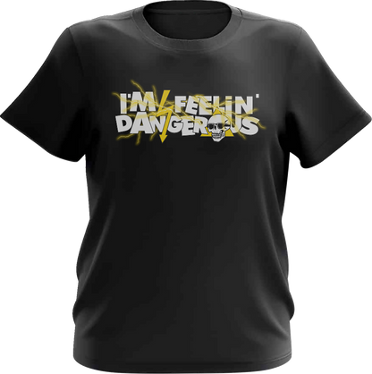 DEEGAN APPAREL Youth Shocking T-Shirt - Black/Yellow - Medium DBTSS3007BLYM