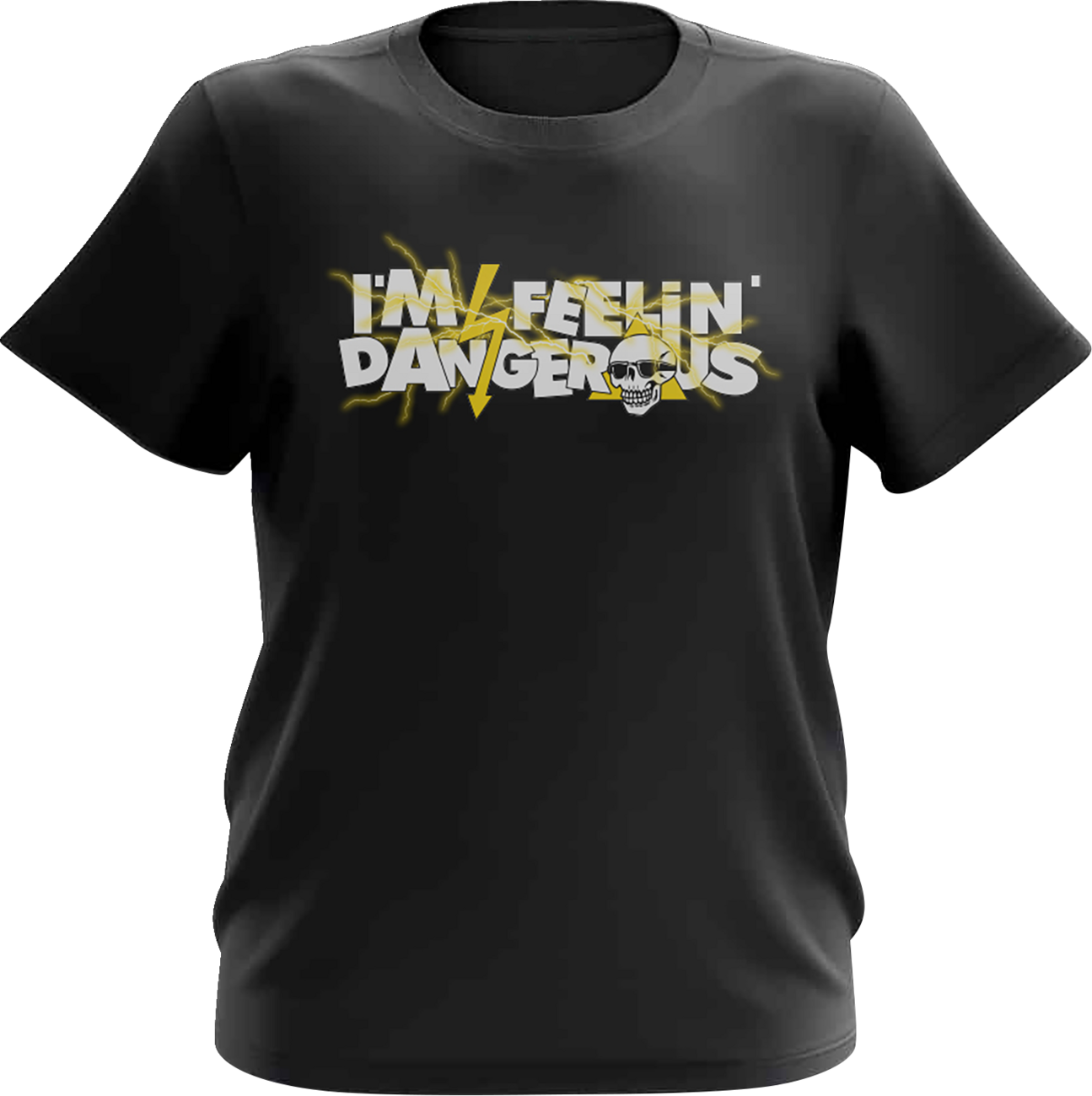 DEEGAN APPAREL Youth Shocking T-Shirt - Black/Yellow - Small DBTSS3007BLYS