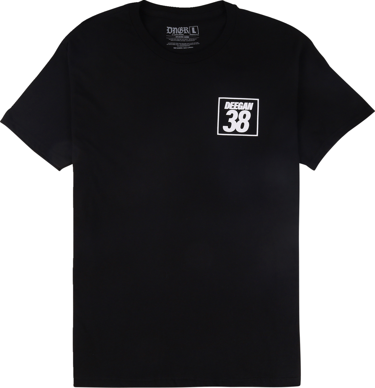 DEEGAN APPAREL Holeshot T-Shirt - Black - Medium DMTSS3027BLKM