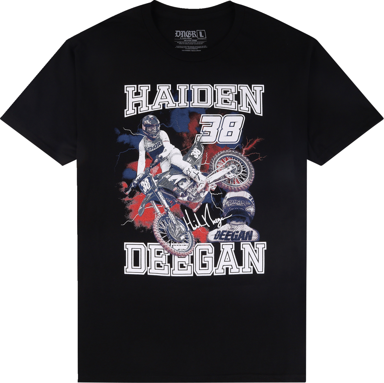 DEEGAN APPAREL 38 T-Shirt - Black - XL DMTSS3024BLKXL