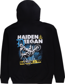 DEEGAN APPAREL Caution Hoodie - Black - 2XL DMTFP3010BLK2XL