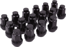 RACELINE WHEELS Lug Nuts - Conical - 3/8-24 - Black - 16 Pack RLUG-BX13B