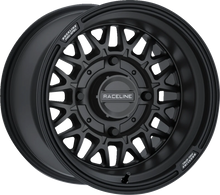 RACELINE WHEELS Wheel - Omega - Front/Rear - Black/Satin - 15x7 - 4/156 - 5+2 (+10 mm) A13B-57056+10