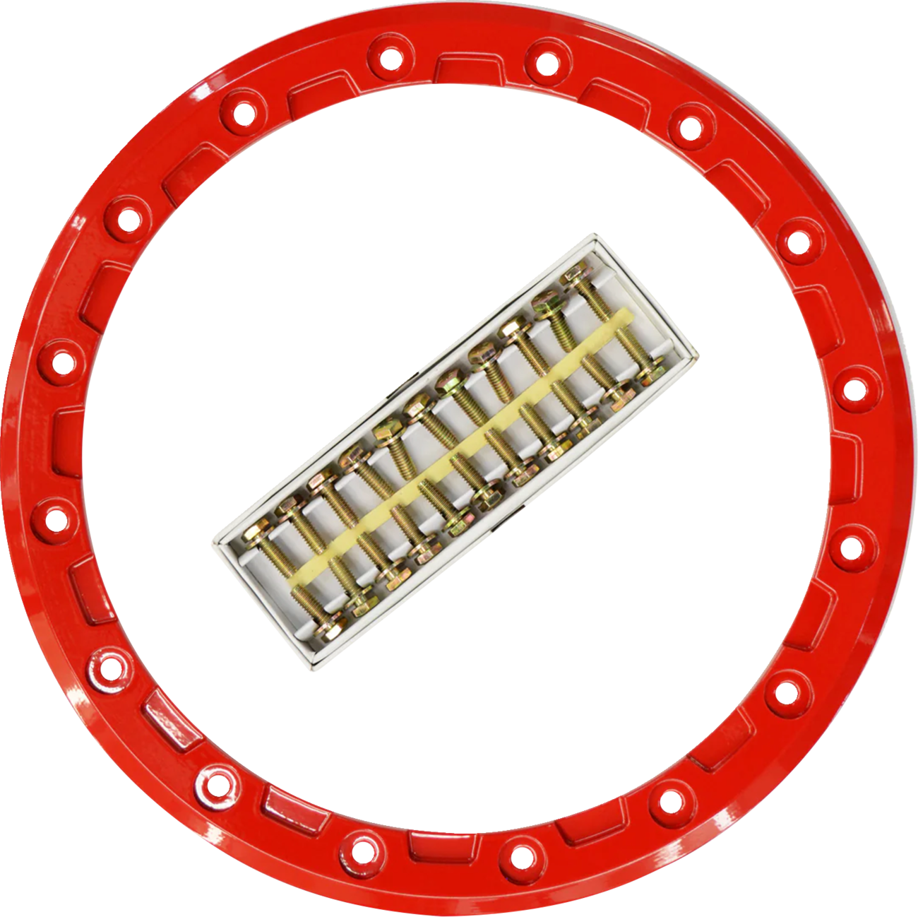 RACELINE WHEELS Beadlock Ring - Replacement/Wheel - Podium - 15" - Red RBL-15R-A93-RING-16