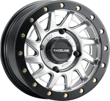 RACELINE WHEELS Wheel - Squad - Front/Rear - Hyper Silver/with Black Ring - 15x7 - 4/156 - 5+2 (+10 mm) A12SB-57056+10