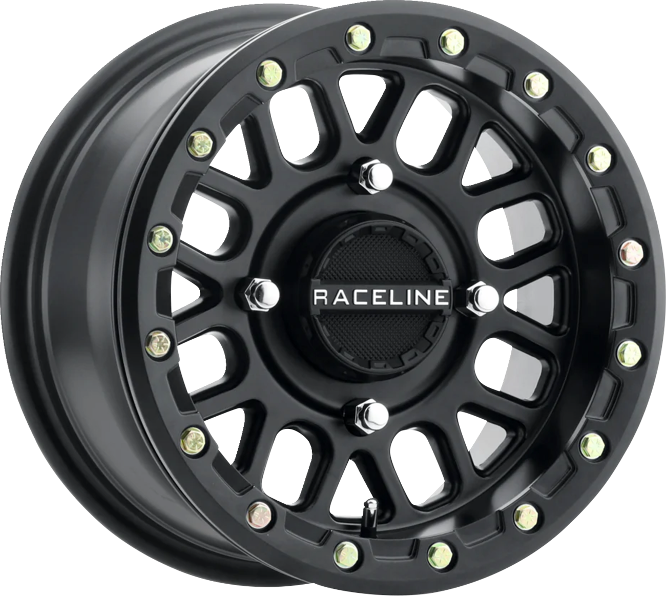 RACELINE WHEELS Wheel - Podium - Beadlock - Front/Rear - Black - 15x6 - 4/137 - 5+1 (+40 mm) A93B-56037+40