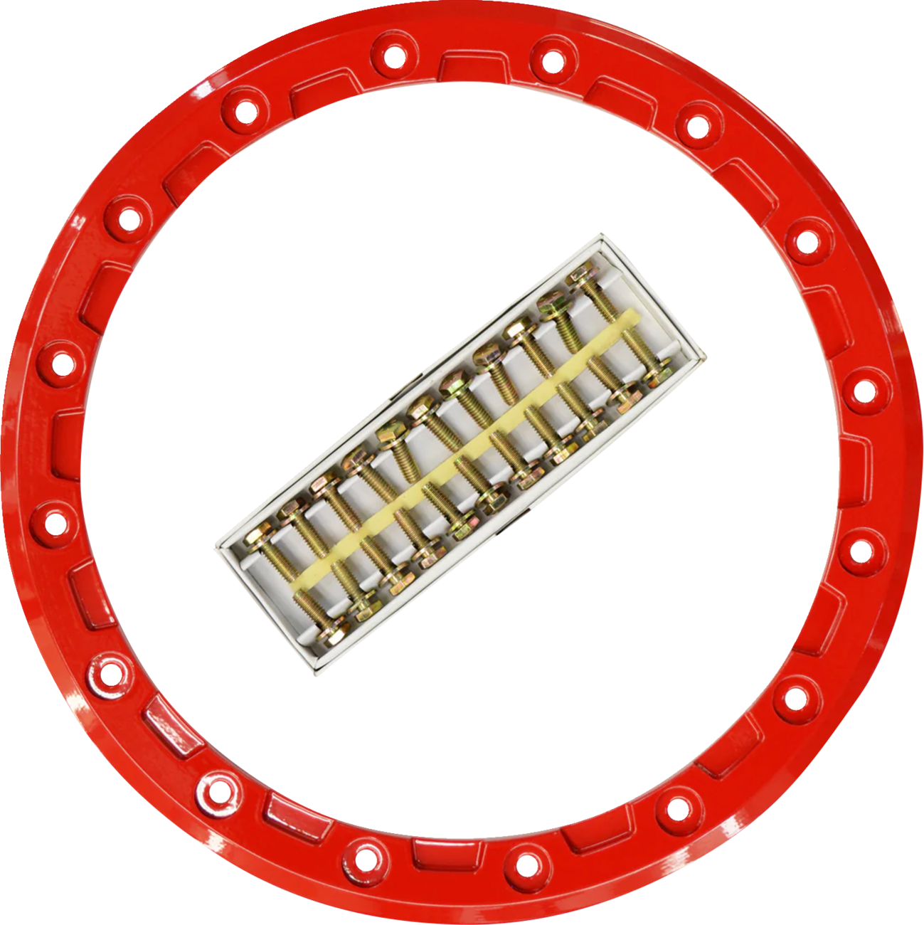 RACELINE WHEELS Beadlock Ring - Replacement/Wheel - Podium - 14" - Red RBL-14R-A93-RING-16
