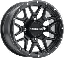 RACELINE WHEELS Wheel - Krank - Simulated Beadlock - Front/Rear - Black - 14x7 - 4/137 - 6+1 (+38 mm) A94B-47037+38