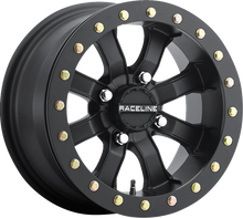 RACELINE WHEELS Wheel - Black Mamba - Beadlock - Front/Rear - Black - 14x7 - 4/156 - 4+3 A71B-47056-43