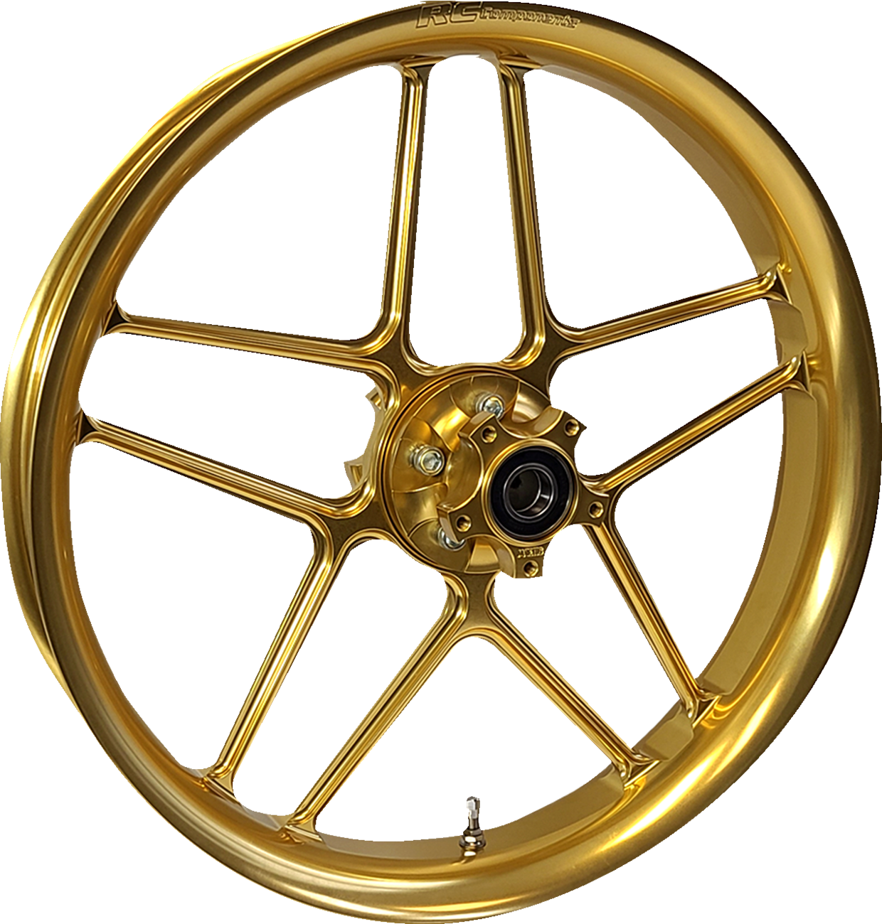 RC COMPONENTS Wheel - Laguna - Front - Dual Disc/without ABS - Gold - 19x3 193-140G-F