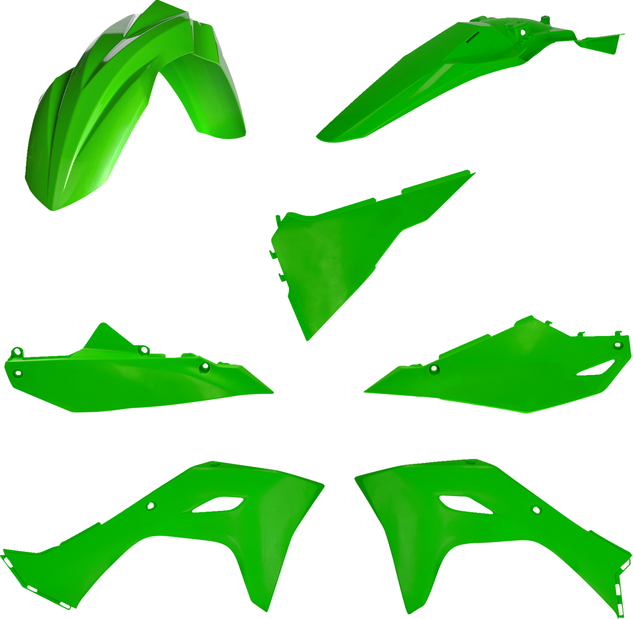 ACERBIS Full Body Kit - '24 OEM Green - Kawasaki - KX '24-'25 2983560006
