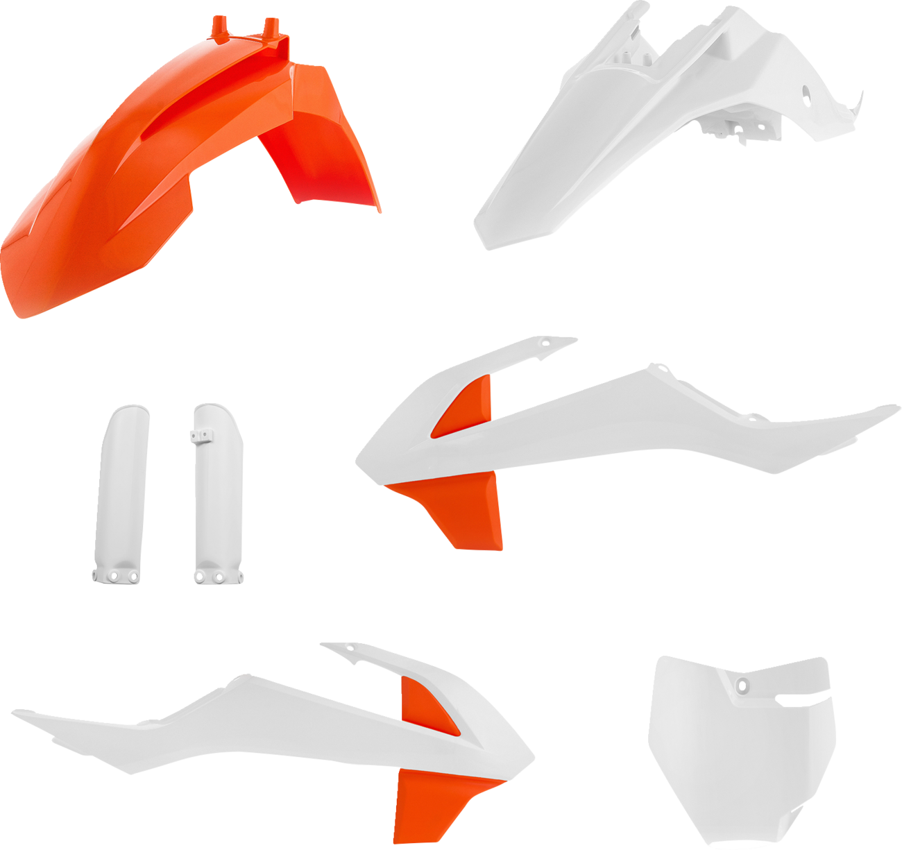 ACERBIS Full Body Kit - '23 OEM White/Orange - KTM | Gas Gas - SX/MC '19-'23 2791527705