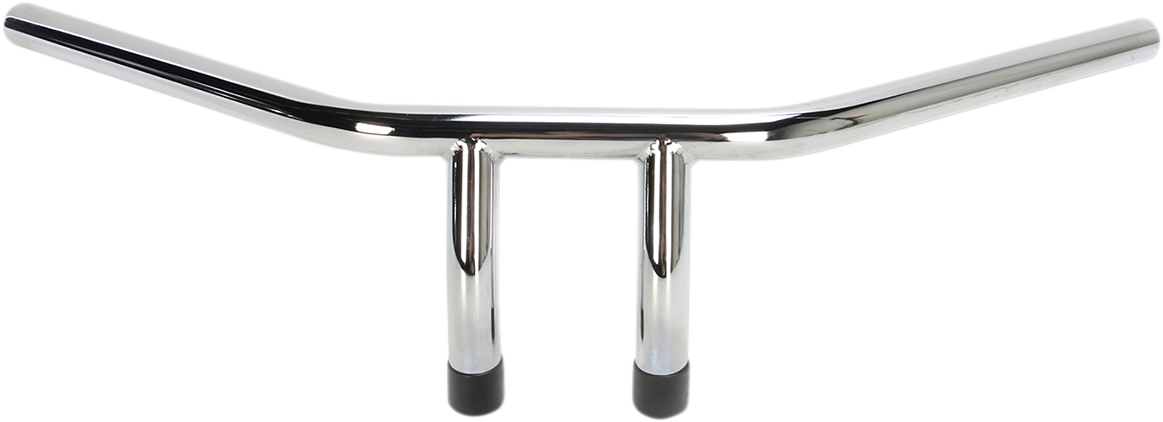 EMGO 1" T-Bar Handlebar - 6" - Dimpled - Chrome 07-93421