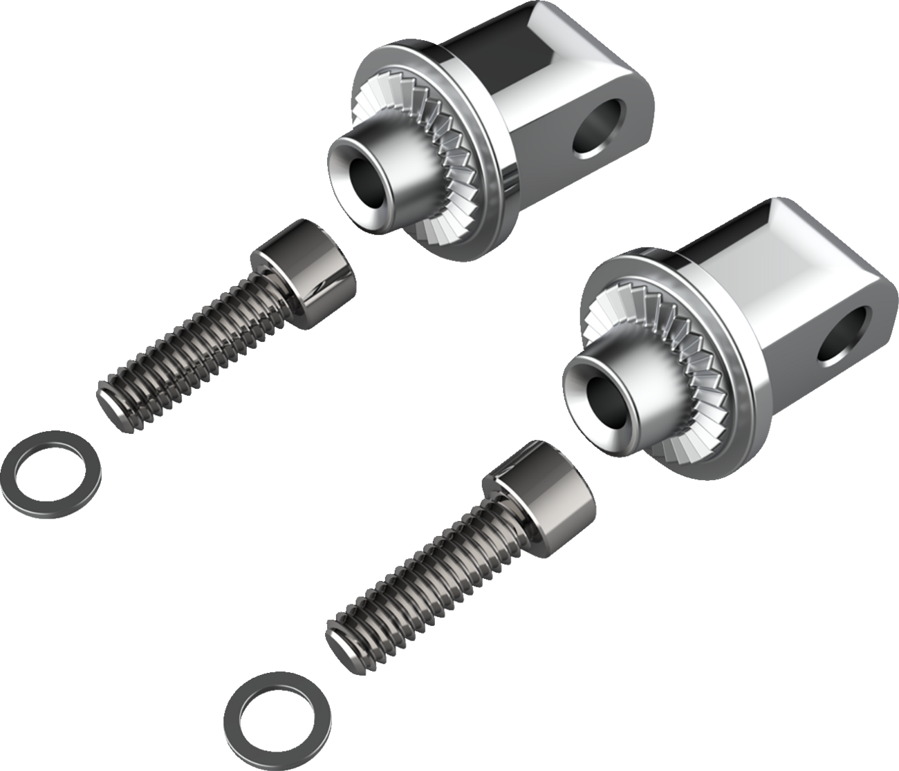 CIRO Peg Adapter - Passenger - Chrome - Indian 60020