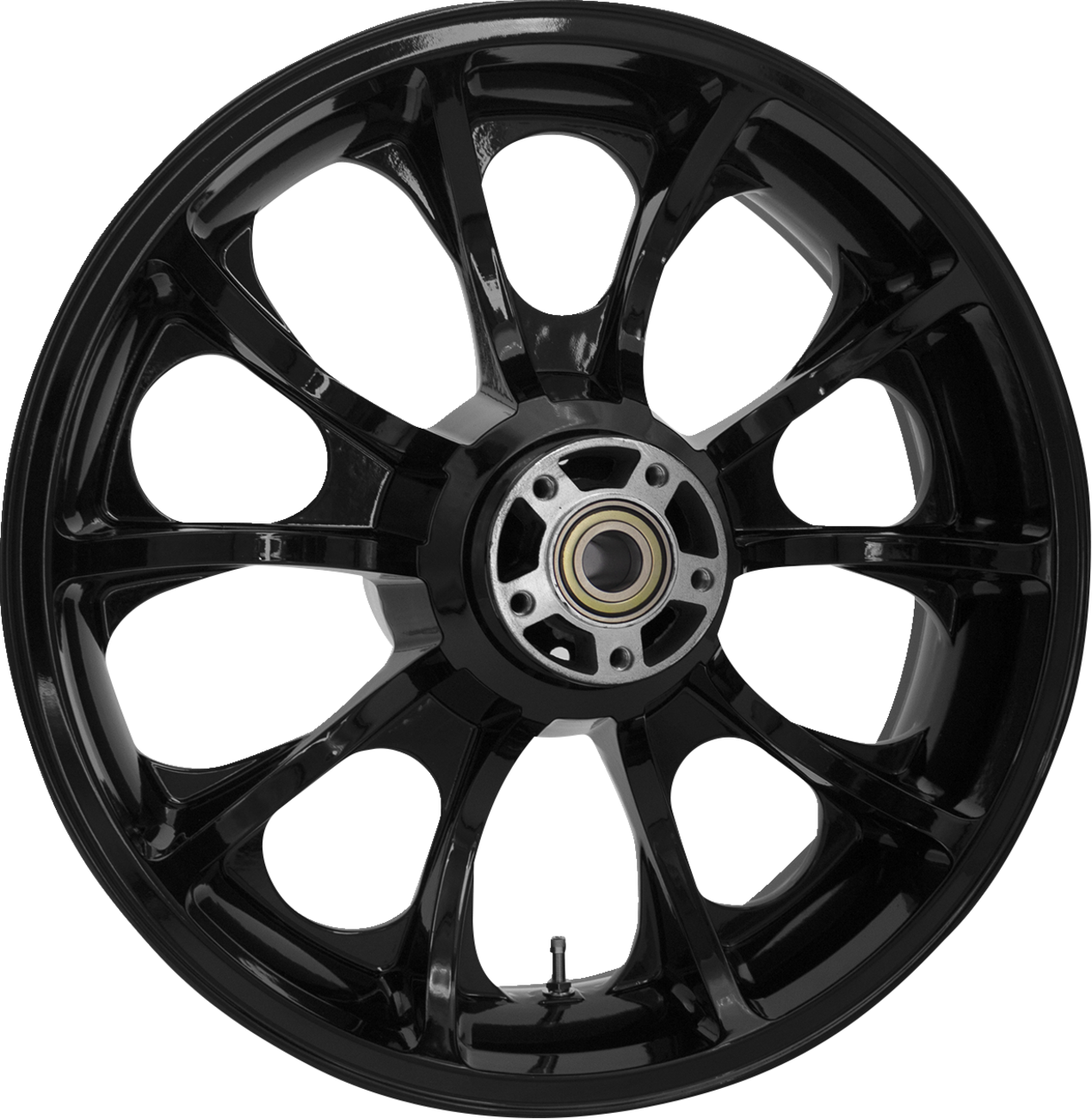 COASTAL MOTO Wheel - Largo 3D - Rear - Single Disc/without ABS - Black - 18x7 3D-LGO185SB