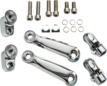CIRO Adjustable RydeCulture™ Charles Chapa Peg Mounts - Passenger - Chrome - Indian 6R200
