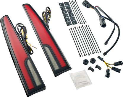 CIRO Taillight - LED - Red Lens - Black - Tri Glide 40086
