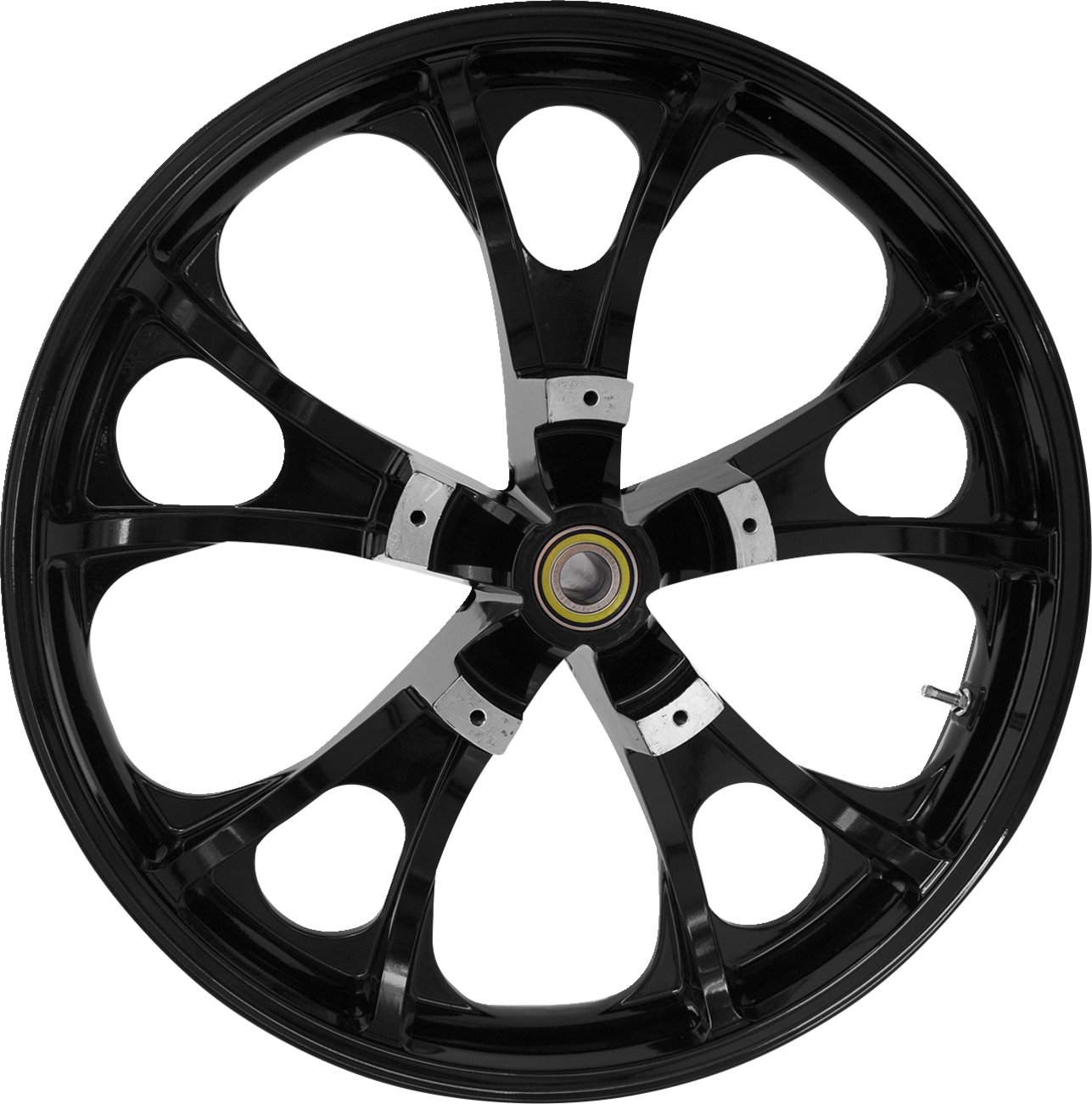 COASTAL MOTO Wheel - Largo 3D - Front - Dual Disc/without ABS - Black - 21x3.5 3D-LGO213SB