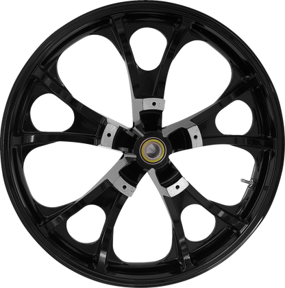 COASTAL MOTO Wheel - Largo 3D - Front - Dual Disc/without ABS - Black - 21x3.5 3D-LGO213SB