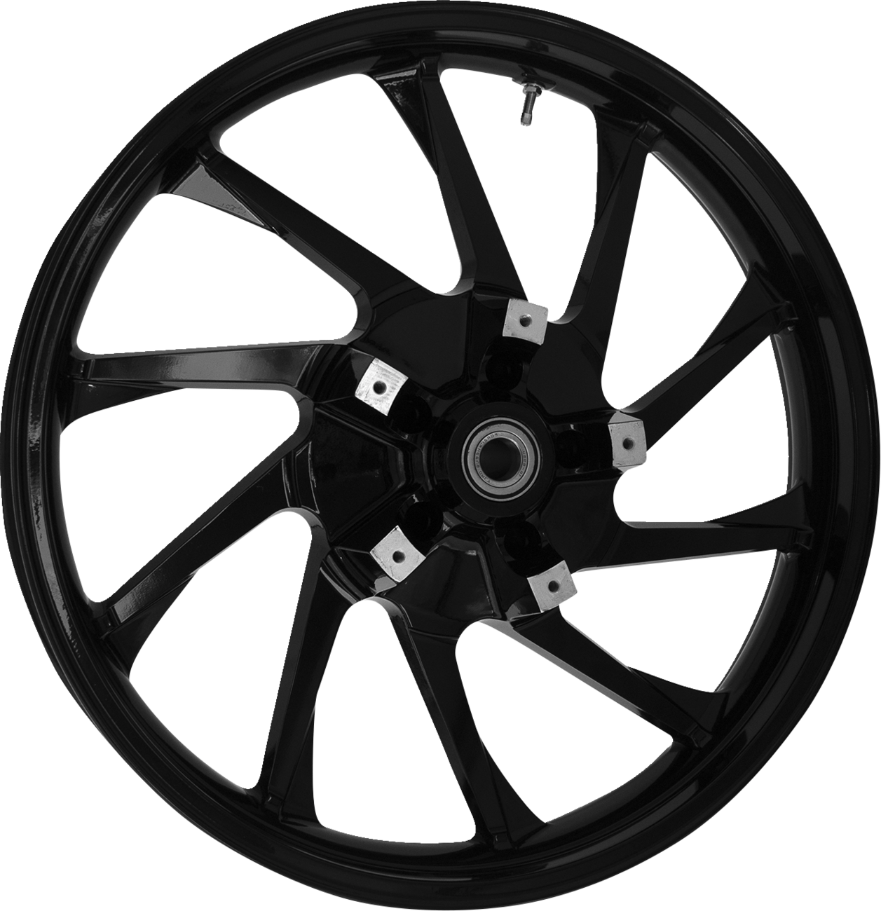 COASTAL MOTO Wheel - Hurricane 3D - Front - Dual Disc/with ABS - Black - 21x3.5 3D-HUR213SB-ABST