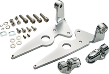 CIRO Highway Peg Mounts - Driver - Chrome - Indian 66200