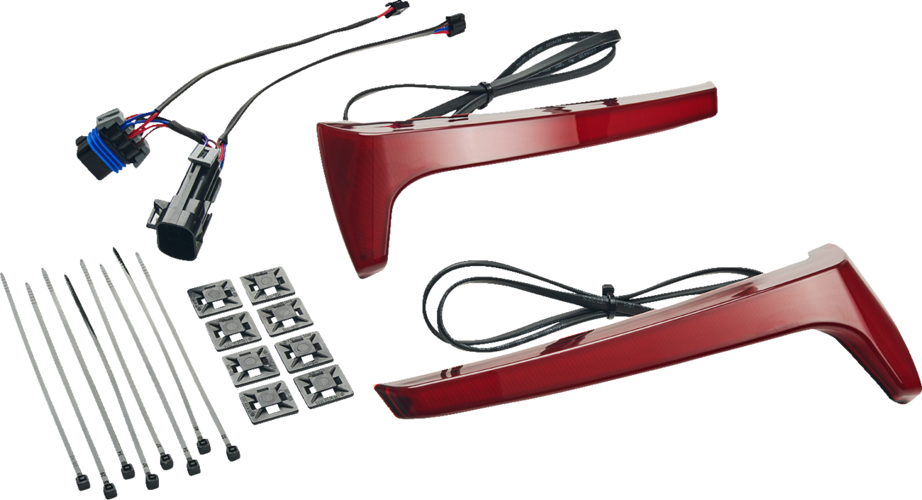 CIRO Saddlebag Light - Red Lens - Indian 4R010