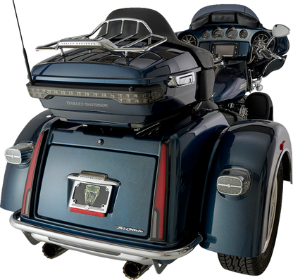 CIRO Taillight - LED - Red Lens - Black - Tri Glide 40086