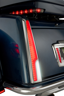 CIRO Taillight - LED - Red Lens - Chrome - Tri Glide 40085