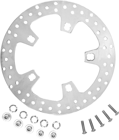 COASTAL MOTO Brake Rotor - 11.8" - Front - Polished - '14-'23 Touring CM-FR-118P
