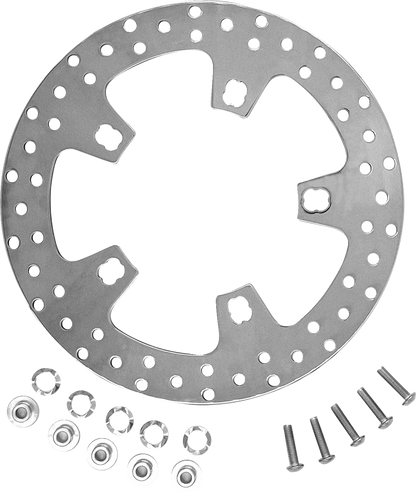 COASTAL MOTO Brake Rotor - 11.8" - Front - Stainless - '14-'23 Touring CM-FR-118S
