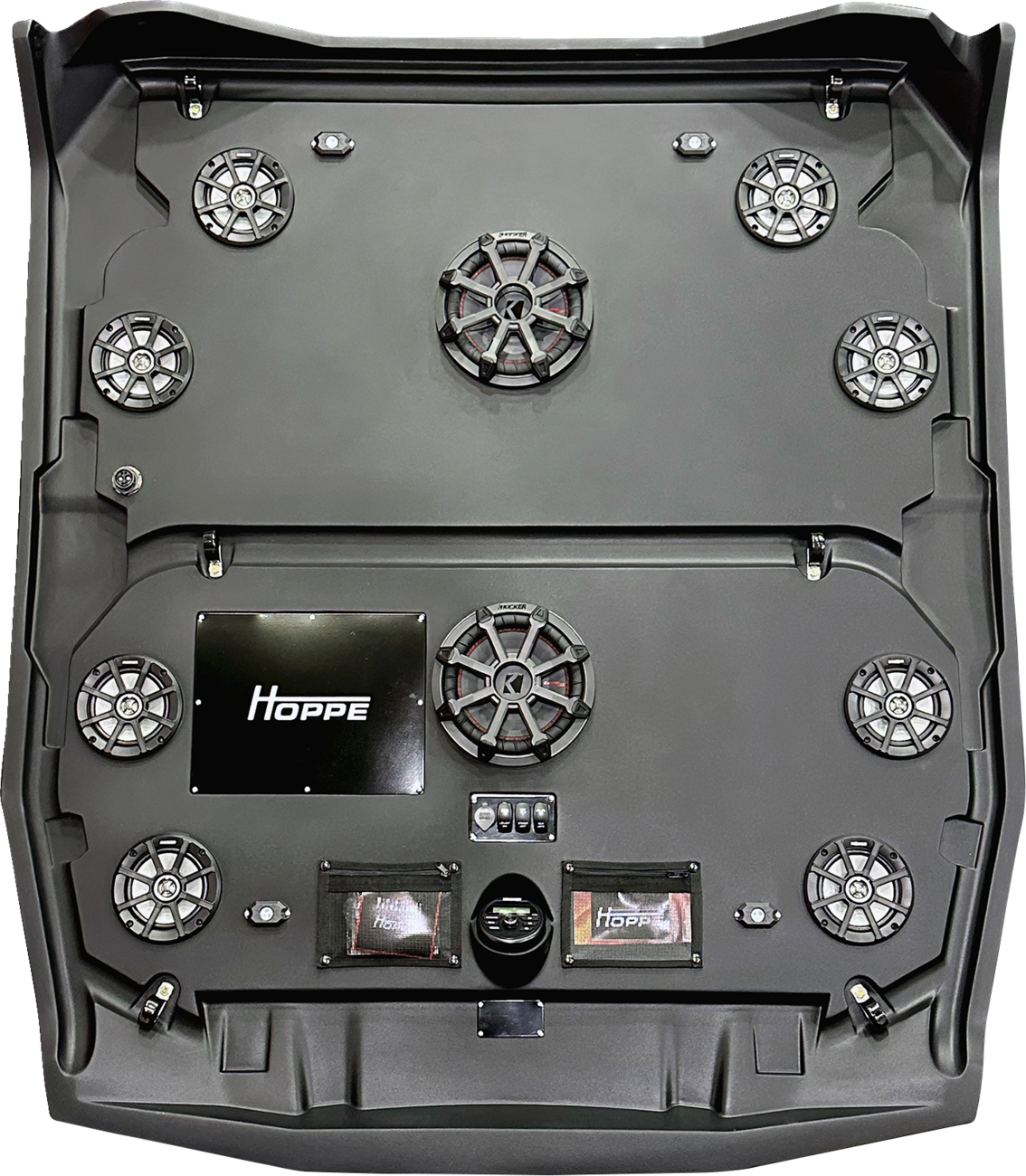HOPPE INDUSTRIES Audio Shade - 8 Speaker - 2 Subwoofers - Pioneer 1000-6 Deluxe Crew HPKT-0116